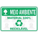  Material 100% reciclável 